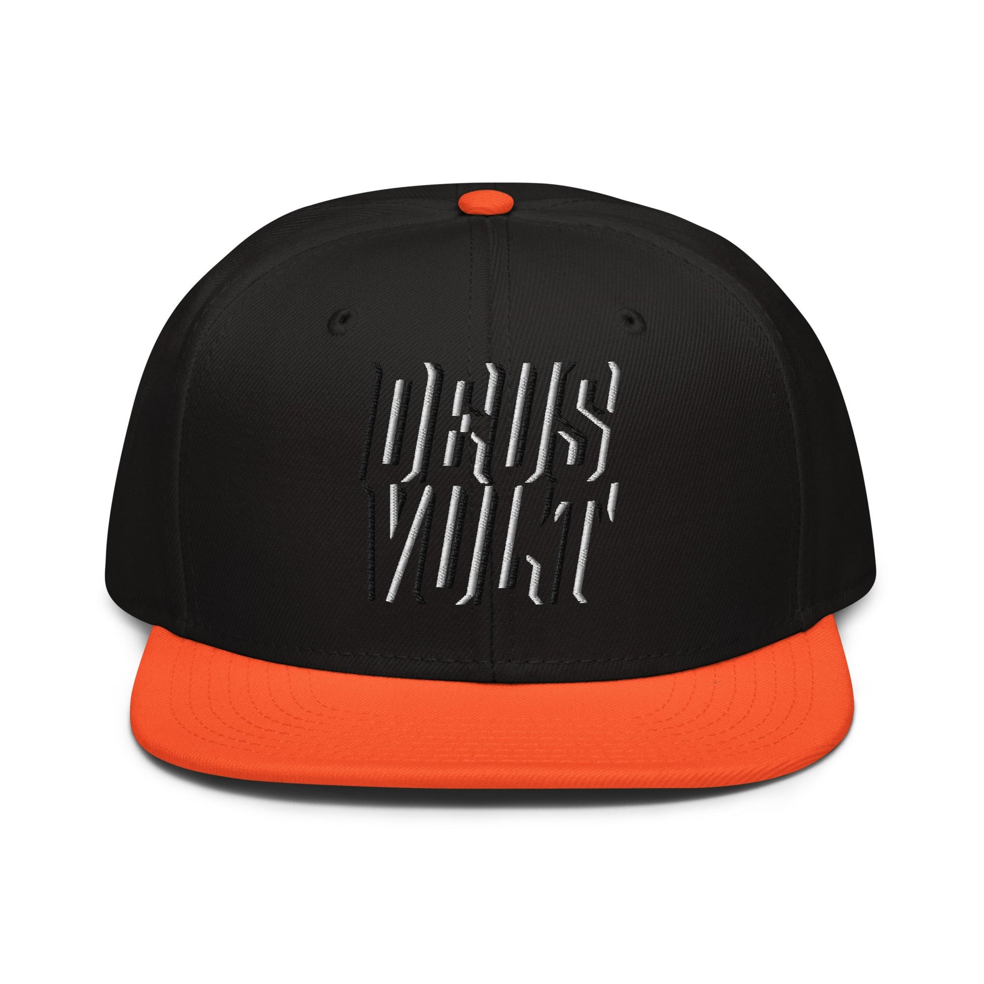 Deus Vult Christian Flat Embroidery, 3D Styled Snapback Hat - Inken Image
