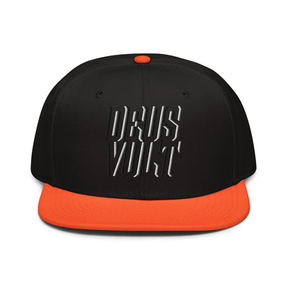 Deus Vult Christian Flat Embroidery, 3D Styled Snapback Hat - Inken Image