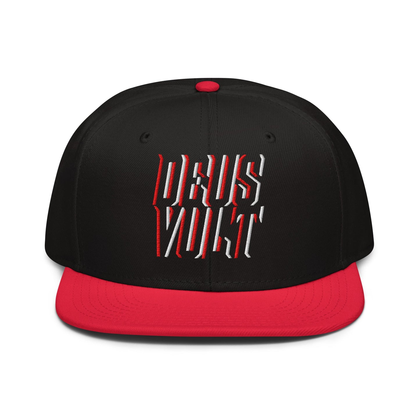 Deus Vult Christian Flat Embroidery, 3D Styled Snapback Hat - Inken Image