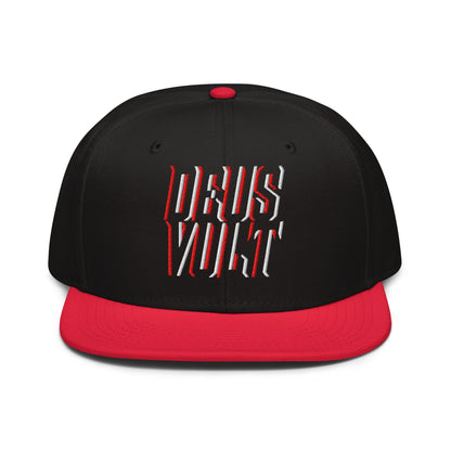 Deus Vult Christian Flat Embroidery, 3D Styled Snapback Hat - Inken Image