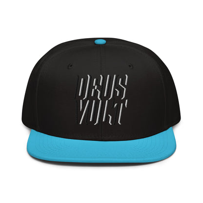 Deus Vult Christian Flat Embroidery, 3D Styled Snapback Hat - Inken Image