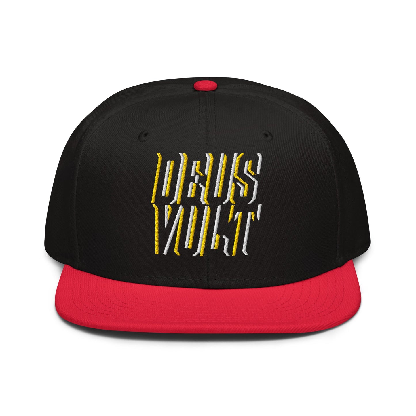 Deus Vult Christian Flat Embroidery, 3D Styled Snapback Hat - Inken Image
