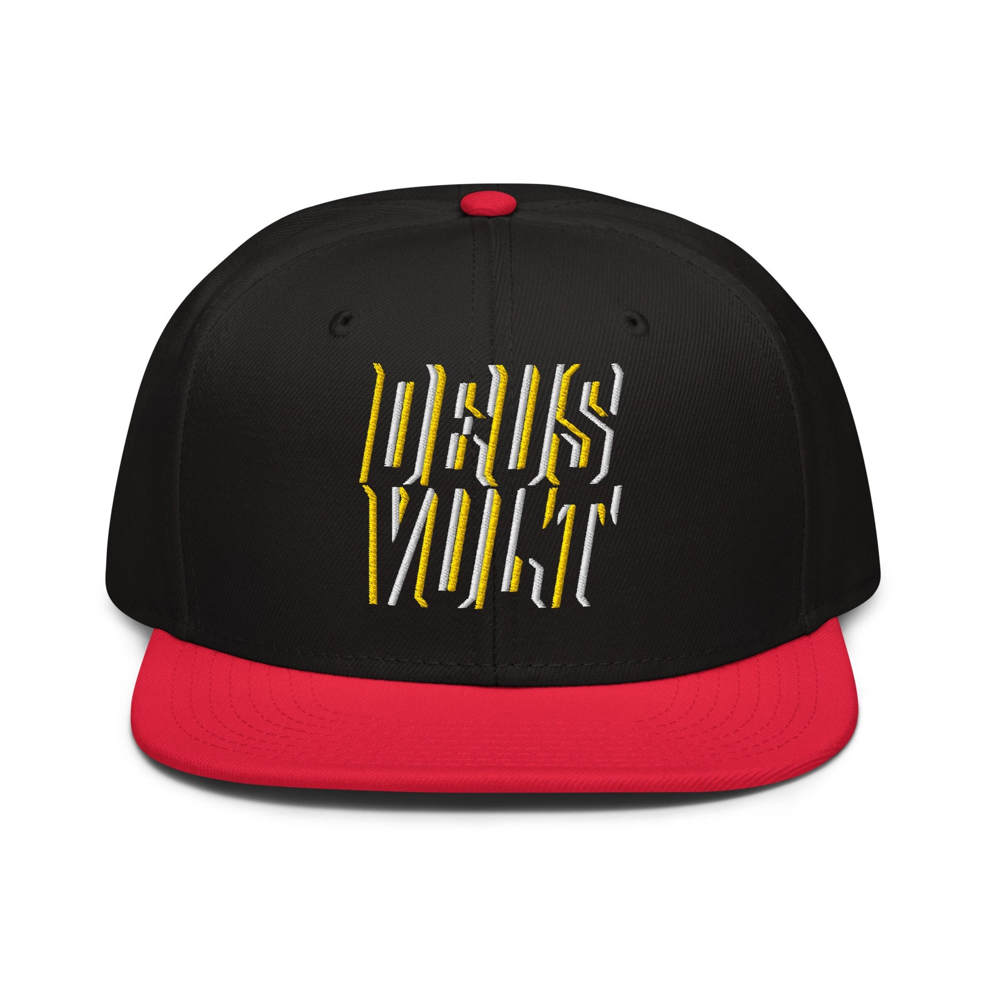 Deus Vult Christian Flat Embroidery, 3D Styled Snapback Hat - Inken Image