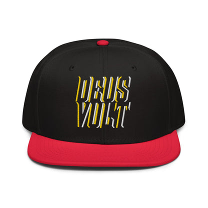 Deus Vult Christian Flat Embroidery, 3D Styled Snapback Hat - Inken Image