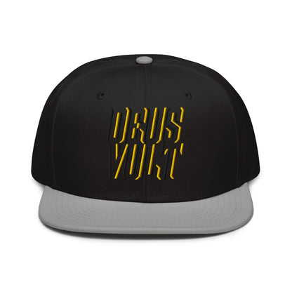 Deus Vult Christian Flat Embroidery, 3D Styled Snapback Hat - Inken Image