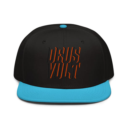 Deus Vult Christian Flat Embroidery, 3D Styled Snapback Hat - Inken Image
