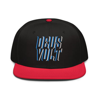Deus Vult Christian Flat Embroidery, 3D Styled Snapback Hat - Inken Image
