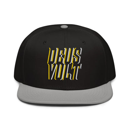 Deus Vult Christian Flat Embroidery, 3D Styled Snapback Hat - Inken Image