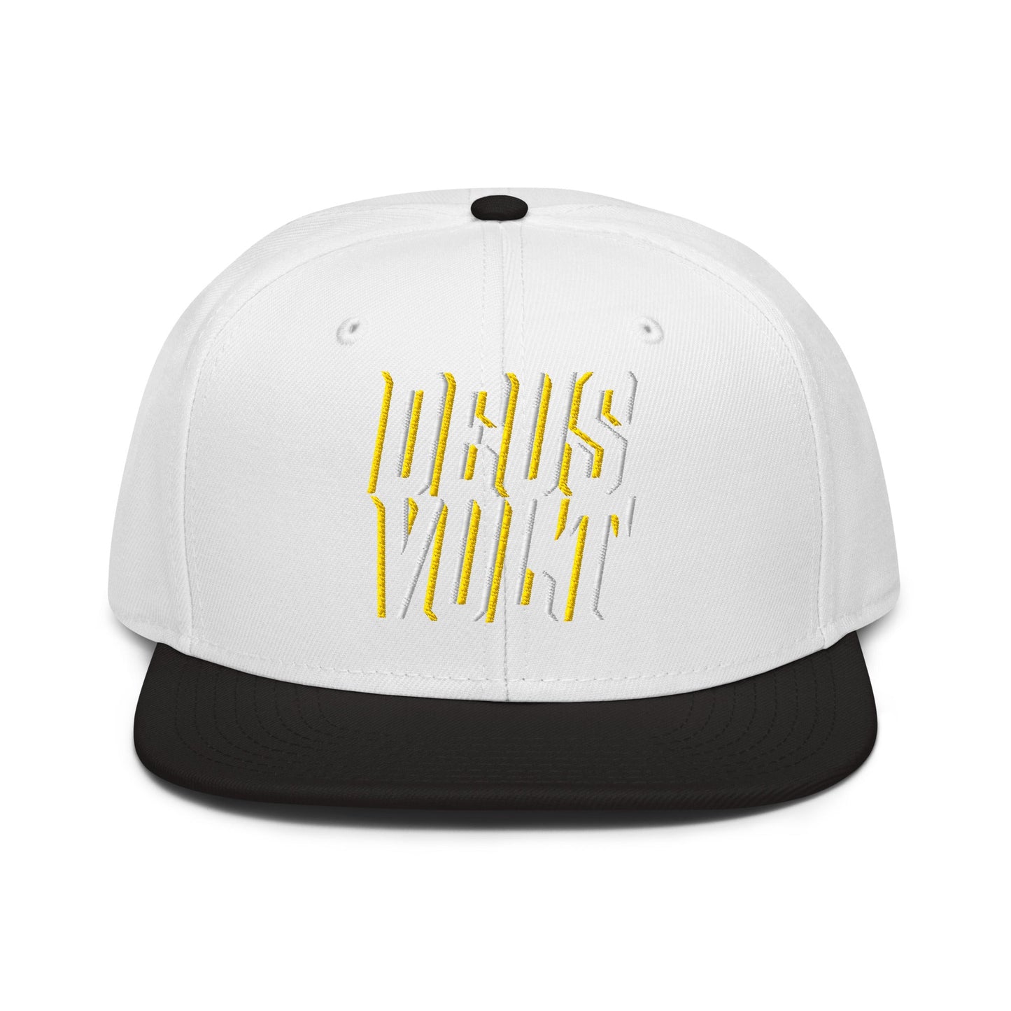 Deus Vult Christian Flat Embroidery, 3D Styled Snapback Hat - Inken Image