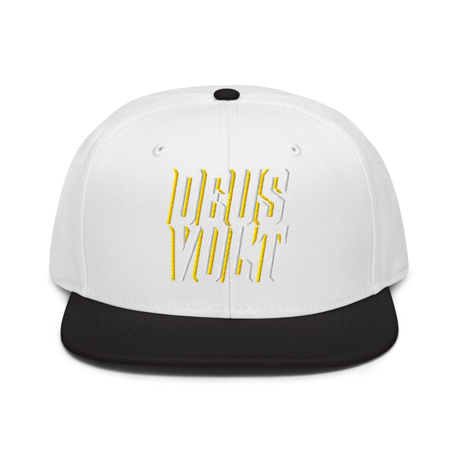 Deus Vult Christian Flat Embroidery, 3D Styled Snapback Hat - Inken Image