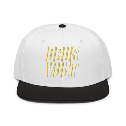 Deus Vult Christian Flat Embroidery, 3D Styled Snapback Hat - Inken Image