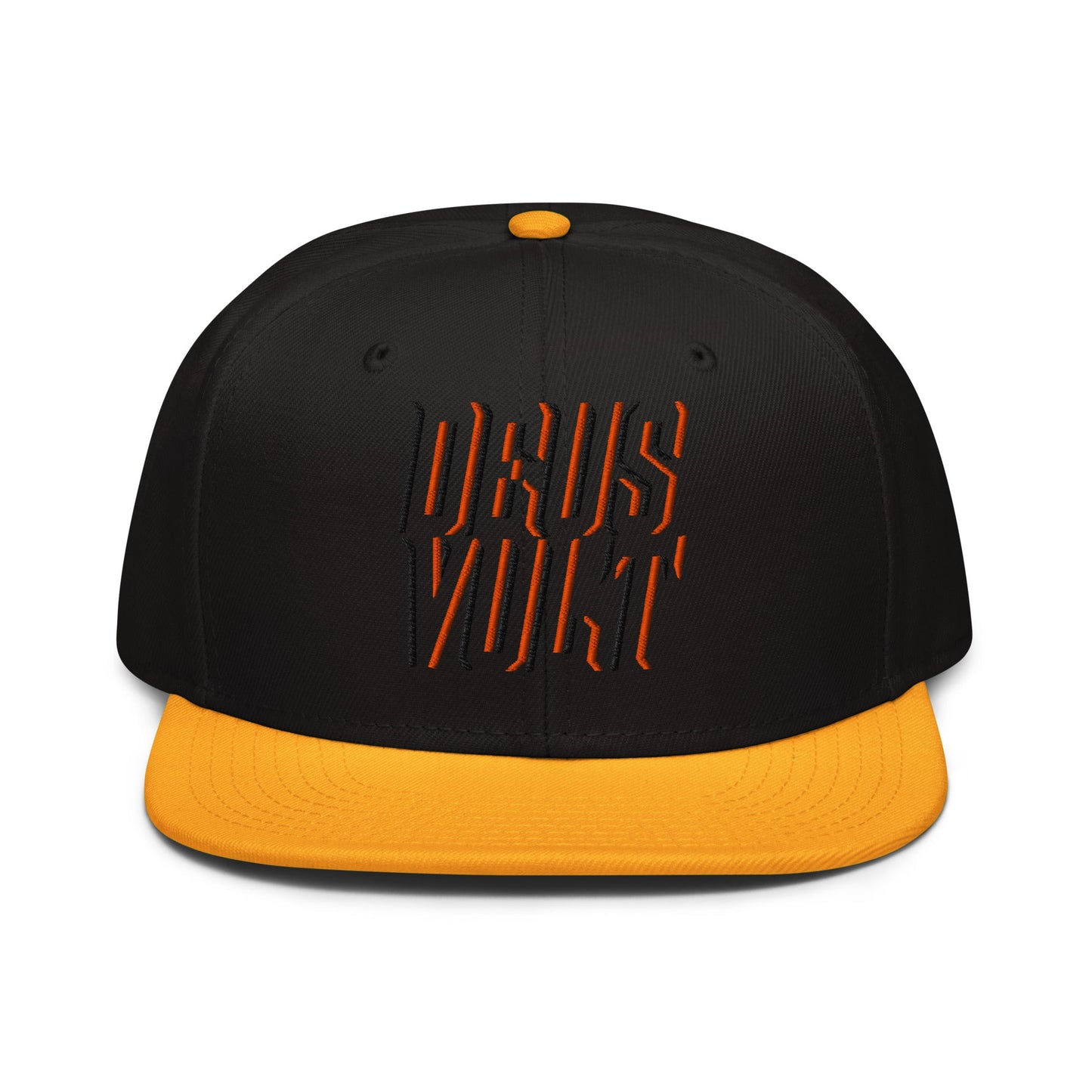 Deus Vult Christian Flat Embroidery, 3D Styled Snapback Hat - Inken Image