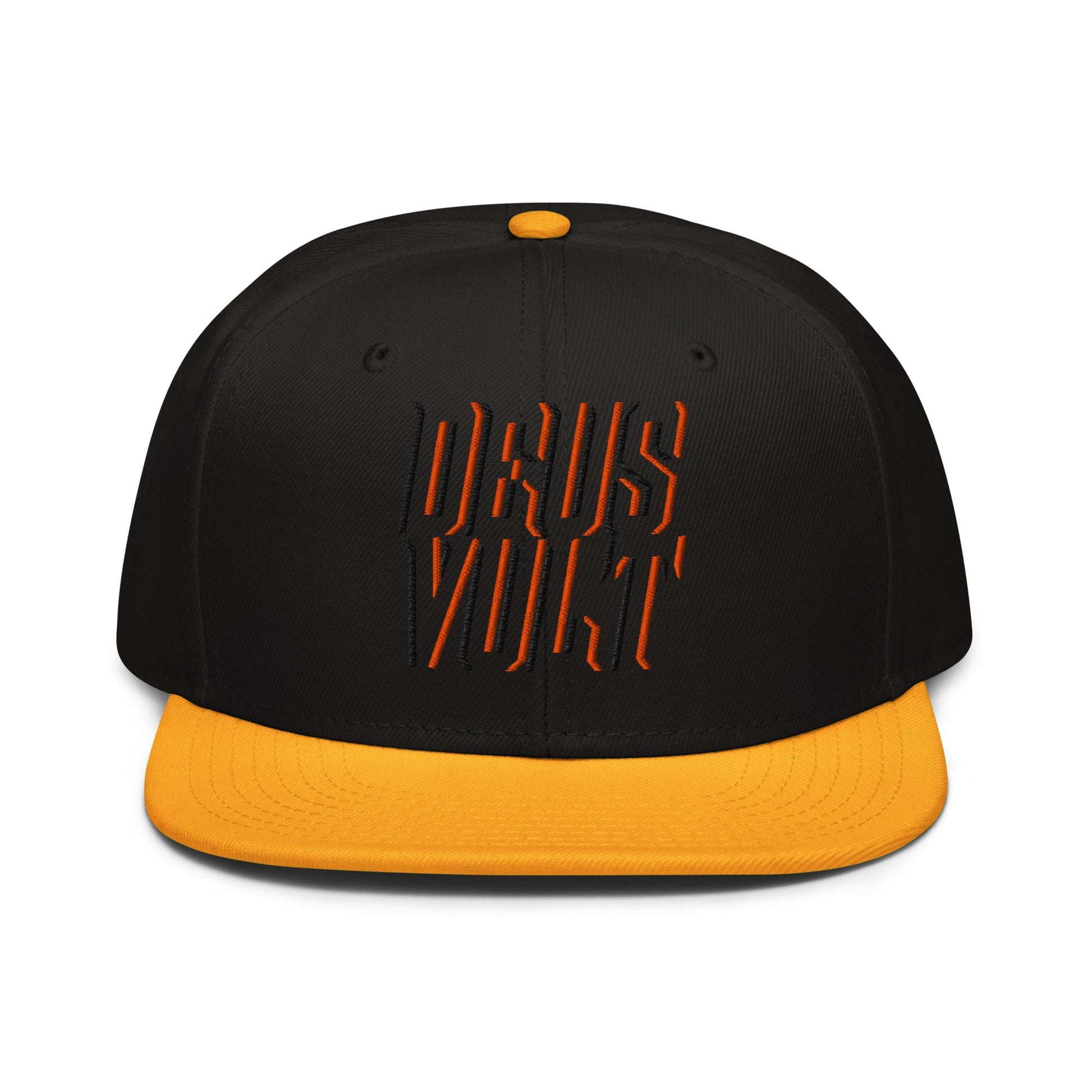 Deus Vult Christian Flat Embroidery, 3D Styled Snapback Hat - Inken Image