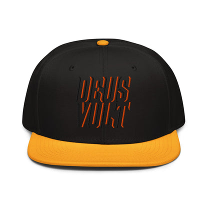 Deus Vult Christian Flat Embroidery, 3D Styled Snapback Hat - Inken Image