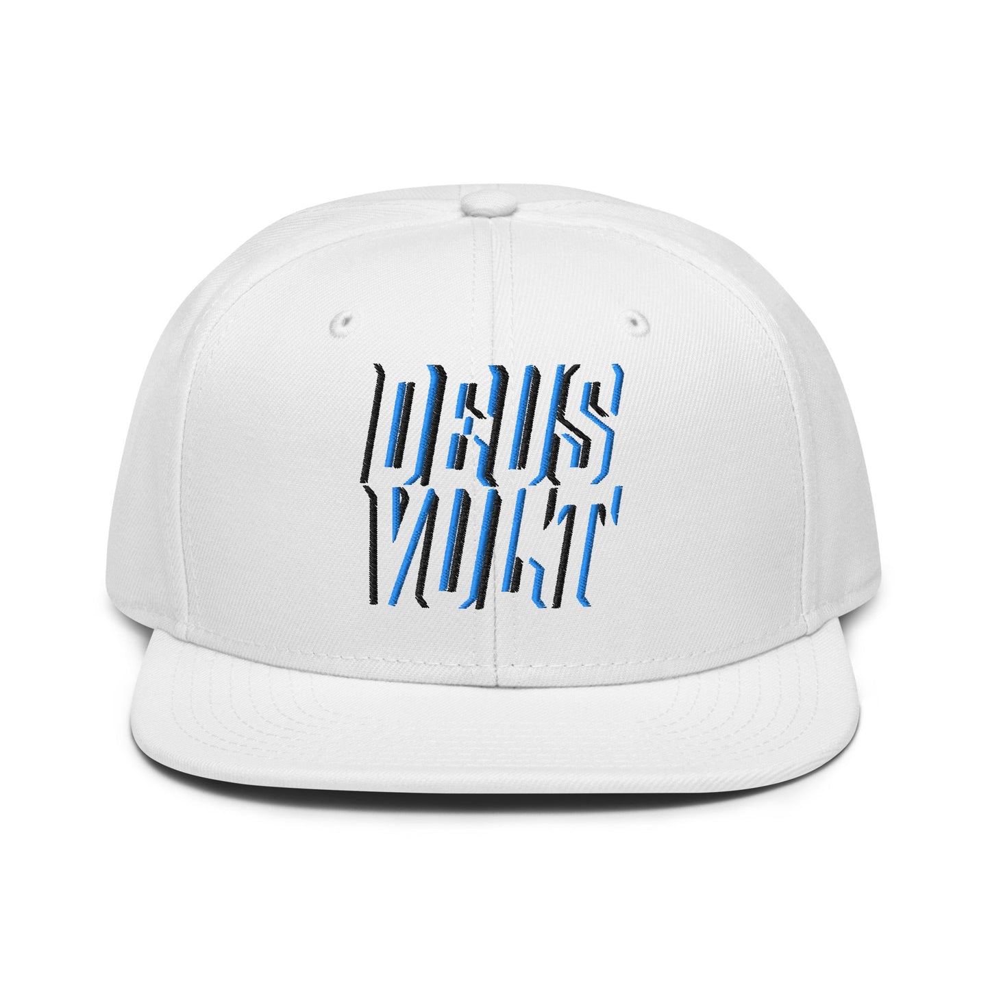 Deus Vult Christian Flat Embroidery, 3D Styled Snapback Hat - Inken Image