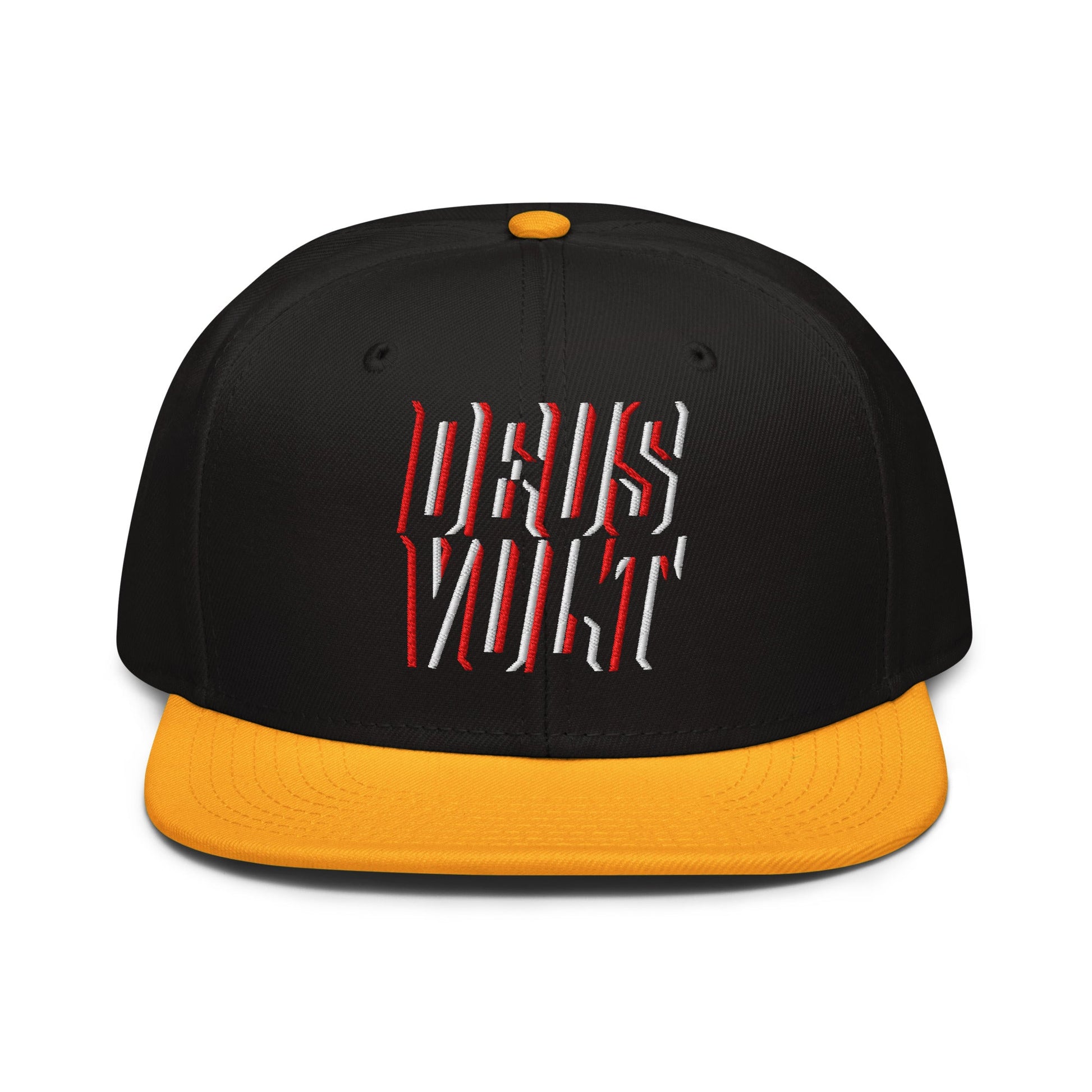 Deus Vult Christian Flat Embroidery, 3D Styled Snapback Hat - Inken Image