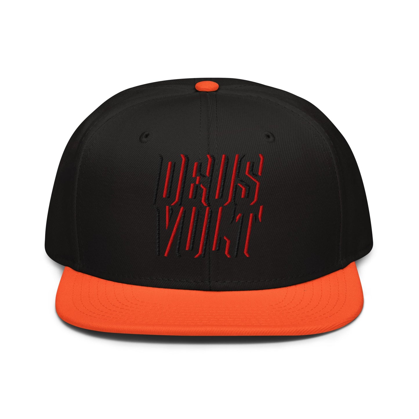 Deus Vult Christian Flat Embroidery, 3D Styled Snapback Hat - Inken Image