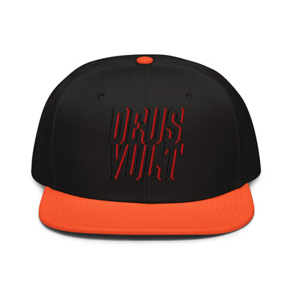 Deus Vult Christian Flat Embroidery, 3D Styled Snapback Hat - Inken Image