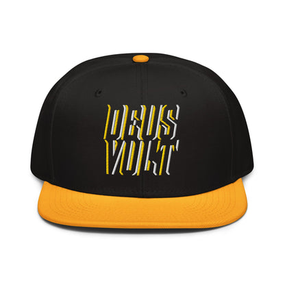 Deus Vult Christian Flat Embroidery, 3D Styled Snapback Hat - Inken Image