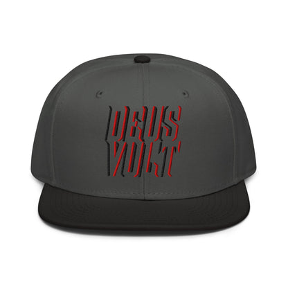 Deus Vult Christian Flat Embroidery, 3D Styled Snapback Hat - Inken Image