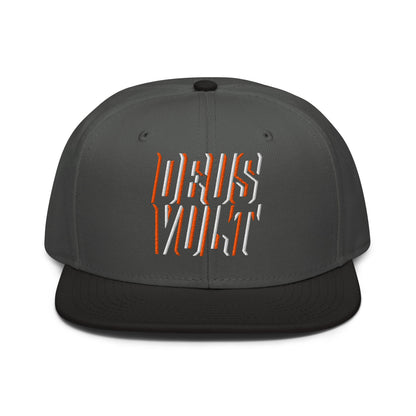 Deus Vult Christian Flat Embroidery, 3D Styled Snapback Hat - Inken Image