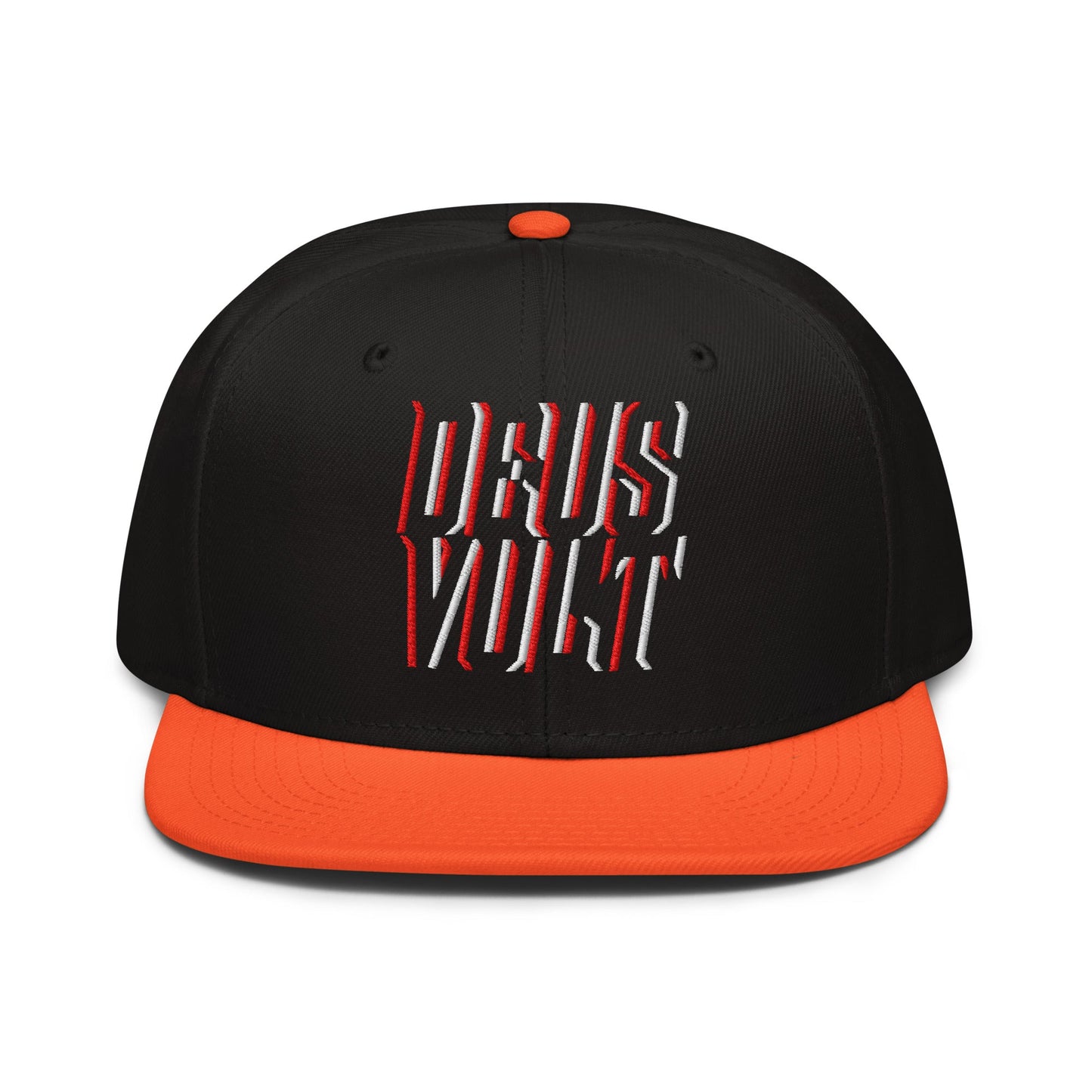 Deus Vult Christian Flat Embroidery, 3D Styled Snapback Hat - Inken Image
