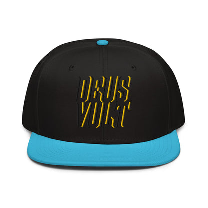 Deus Vult Christian Flat Embroidery, 3D Styled Snapback Hat - Inken Image