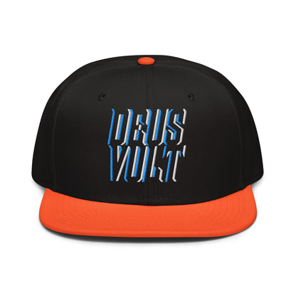 Deus Vult Christian Flat Embroidery, 3D Styled Snapback Hat - Inken Image