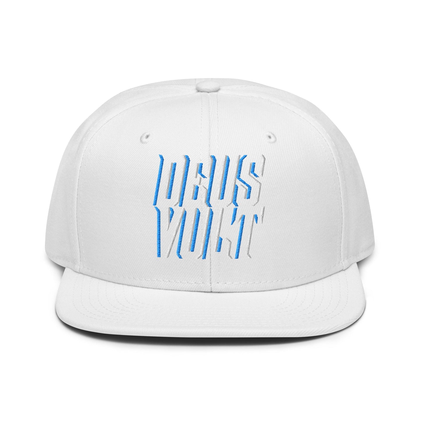 Deus Vult Christian Flat Embroidery, 3D Styled Snapback Hat - Inken Image