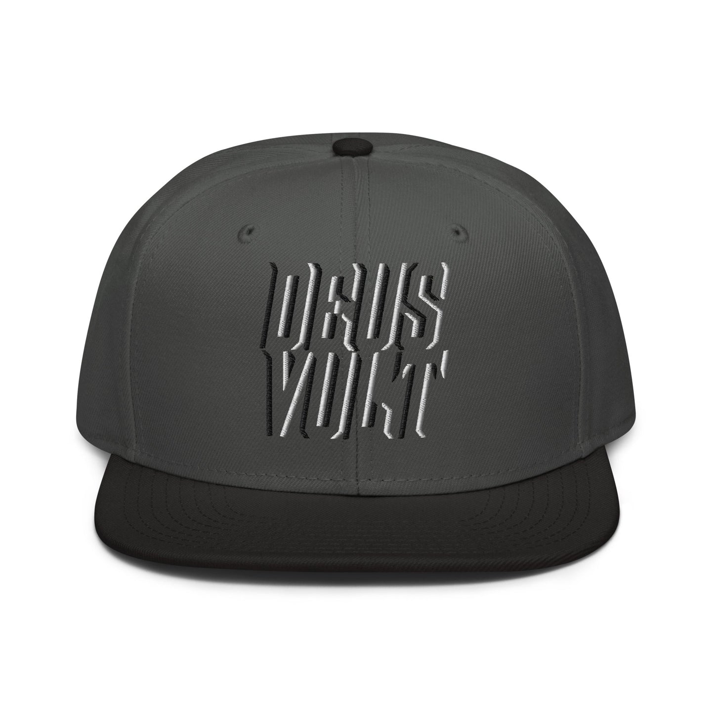 Deus Vult Christian Flat Embroidery, 3D Styled Snapback Hat - Inken Image