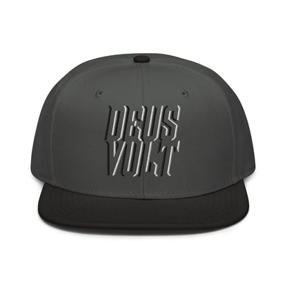 Deus Vult Christian Flat Embroidery, 3D Styled Snapback Hat - Inken Image