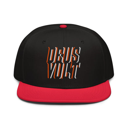 Deus Vult Christian Flat Embroidery, 3D Styled Snapback Hat - Inken Image