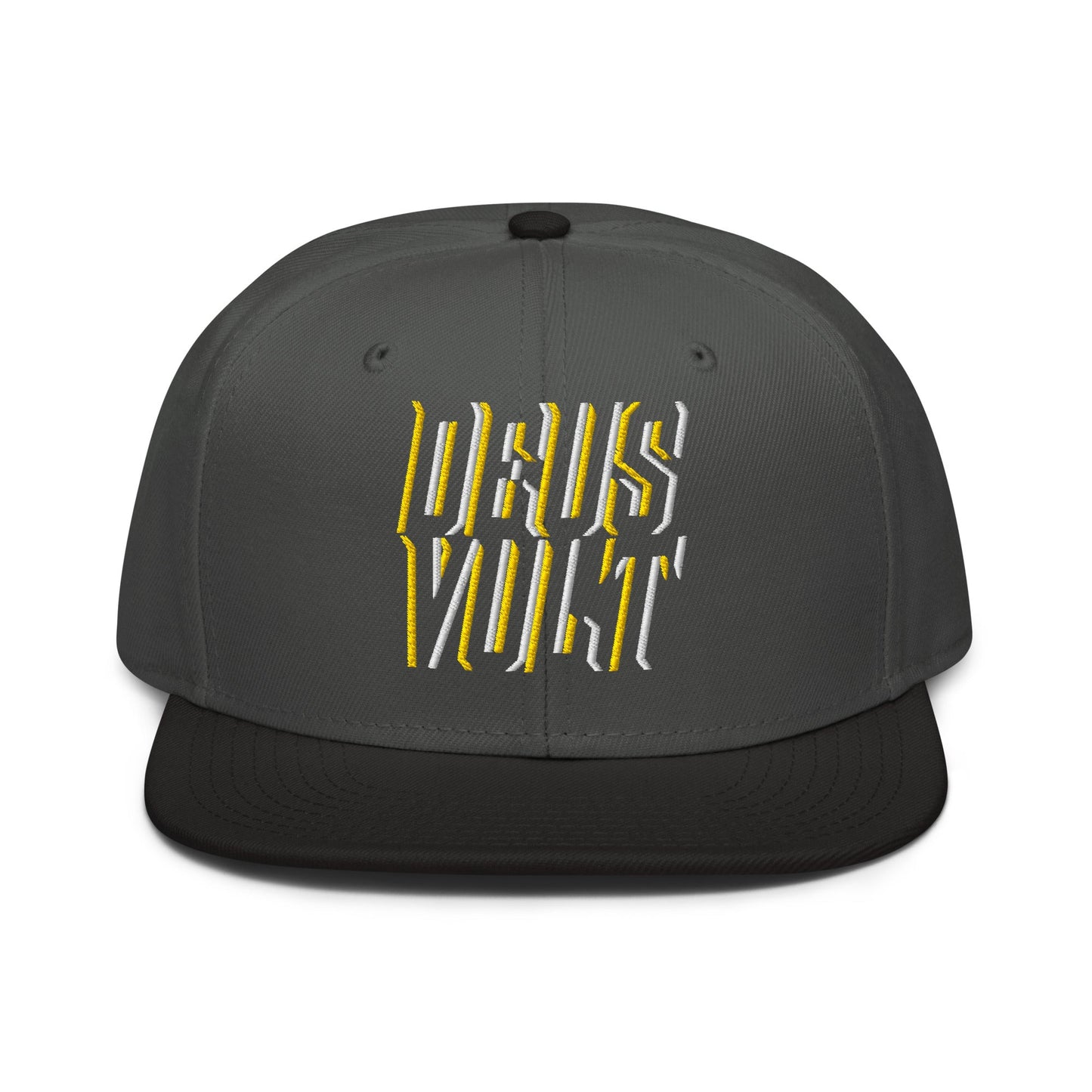 Deus Vult Christian Flat Embroidery, 3D Styled Snapback Hat - Inken Image