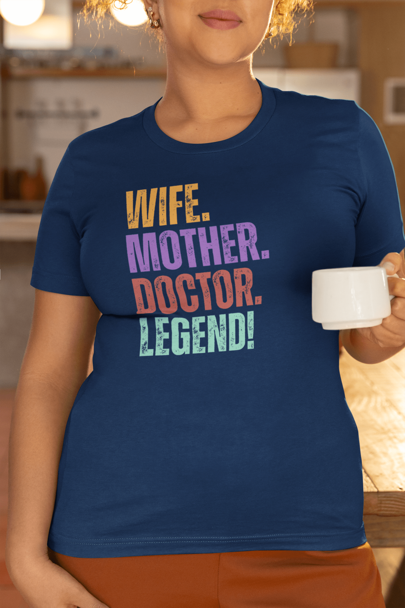 Doctor Legend Wife Shirt Fun Mom Medical Tee - Inken Image