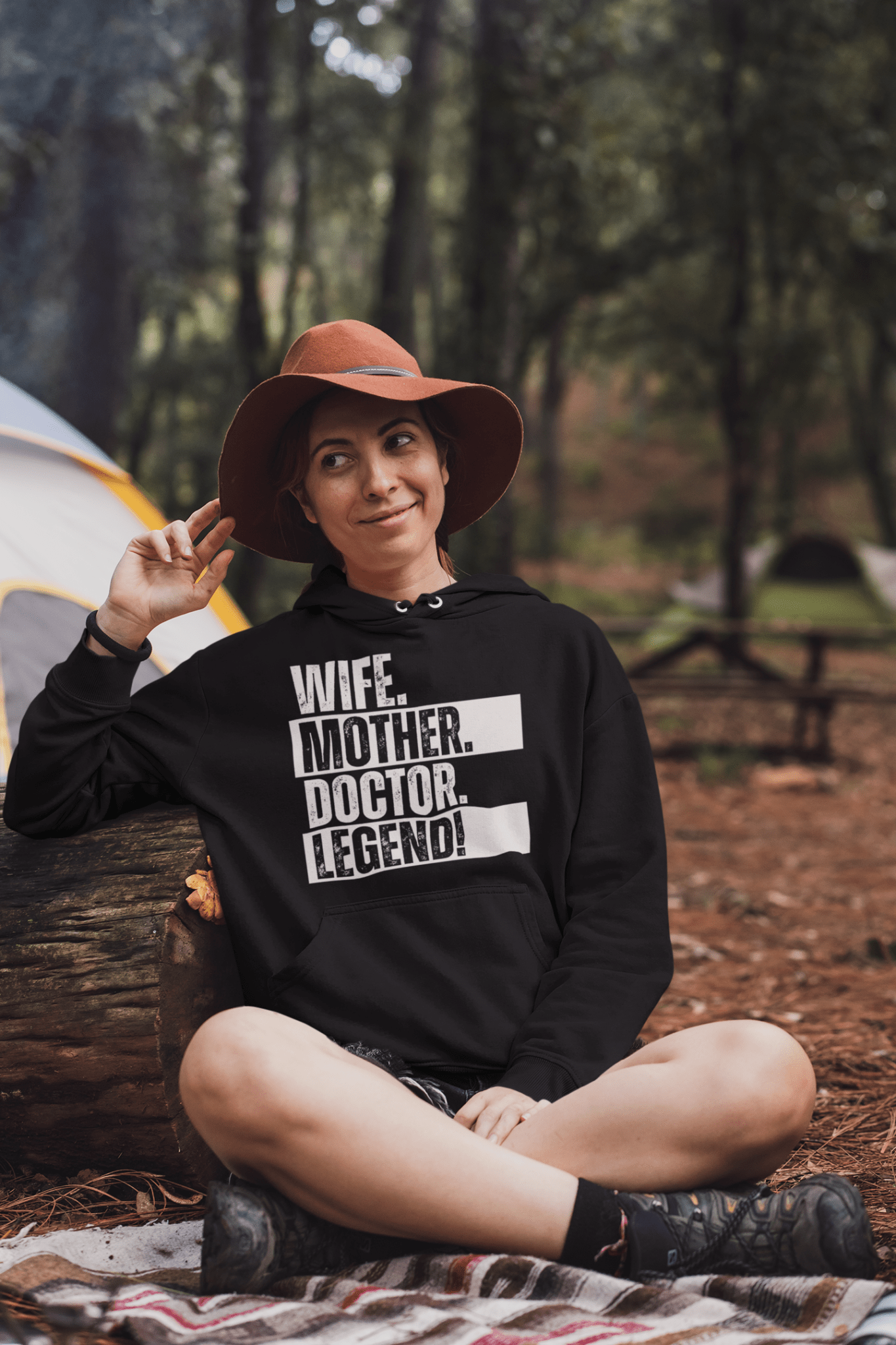 Doctor Mom Hoodie Legendary Wife Funny Medical Life Sweatshirt - Inken Image