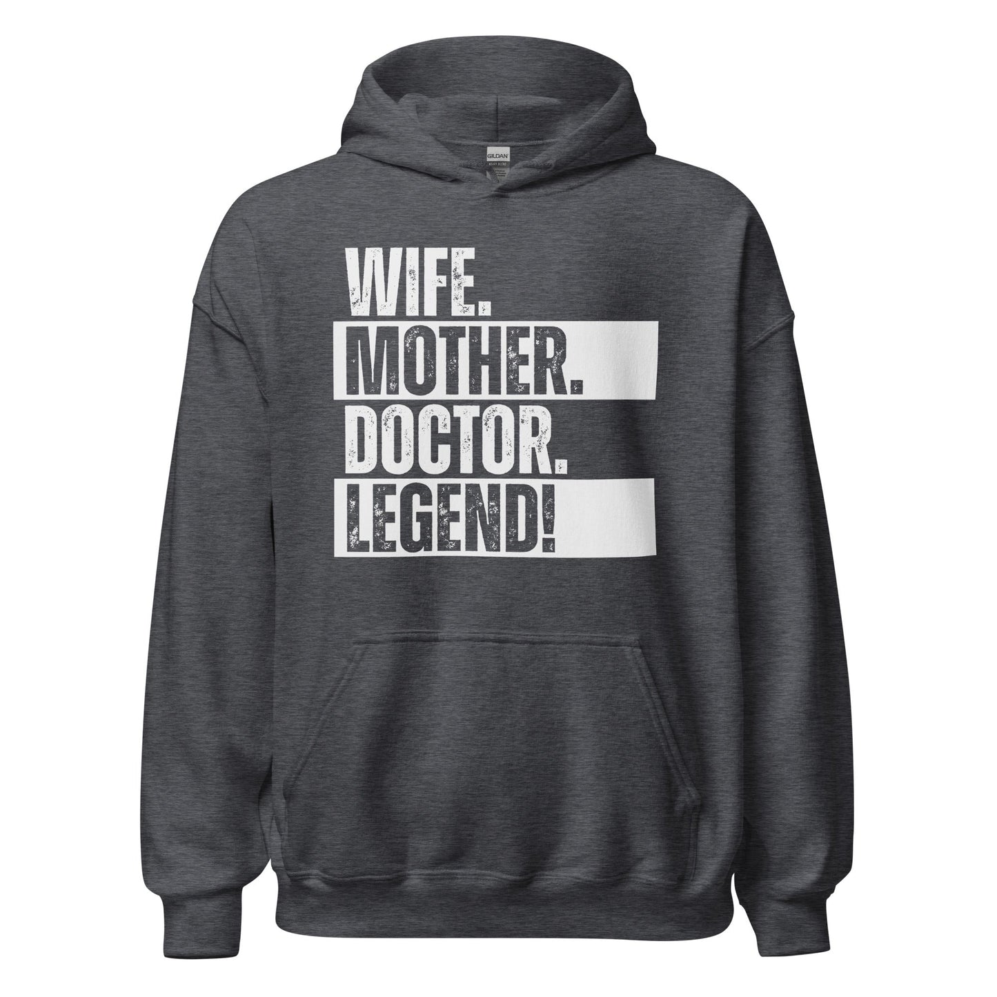 Doctor Mom Hoodie Legendary Wife Funny Medical Life Sweatshirt - Inken Image