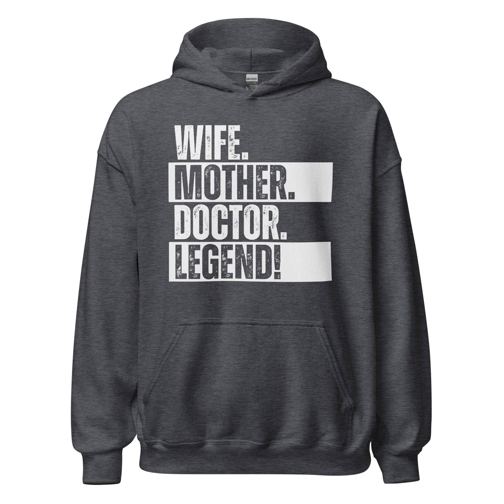 Doctor Mom Hoodie Legendary Wife Funny Medical Life Sweatshirt - Inken Image