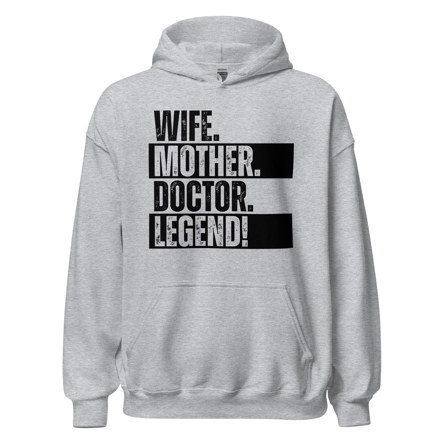 Doctor Mom Hoodie Legendary Wife Funny Medical Life Sweatshirt - Inken Image