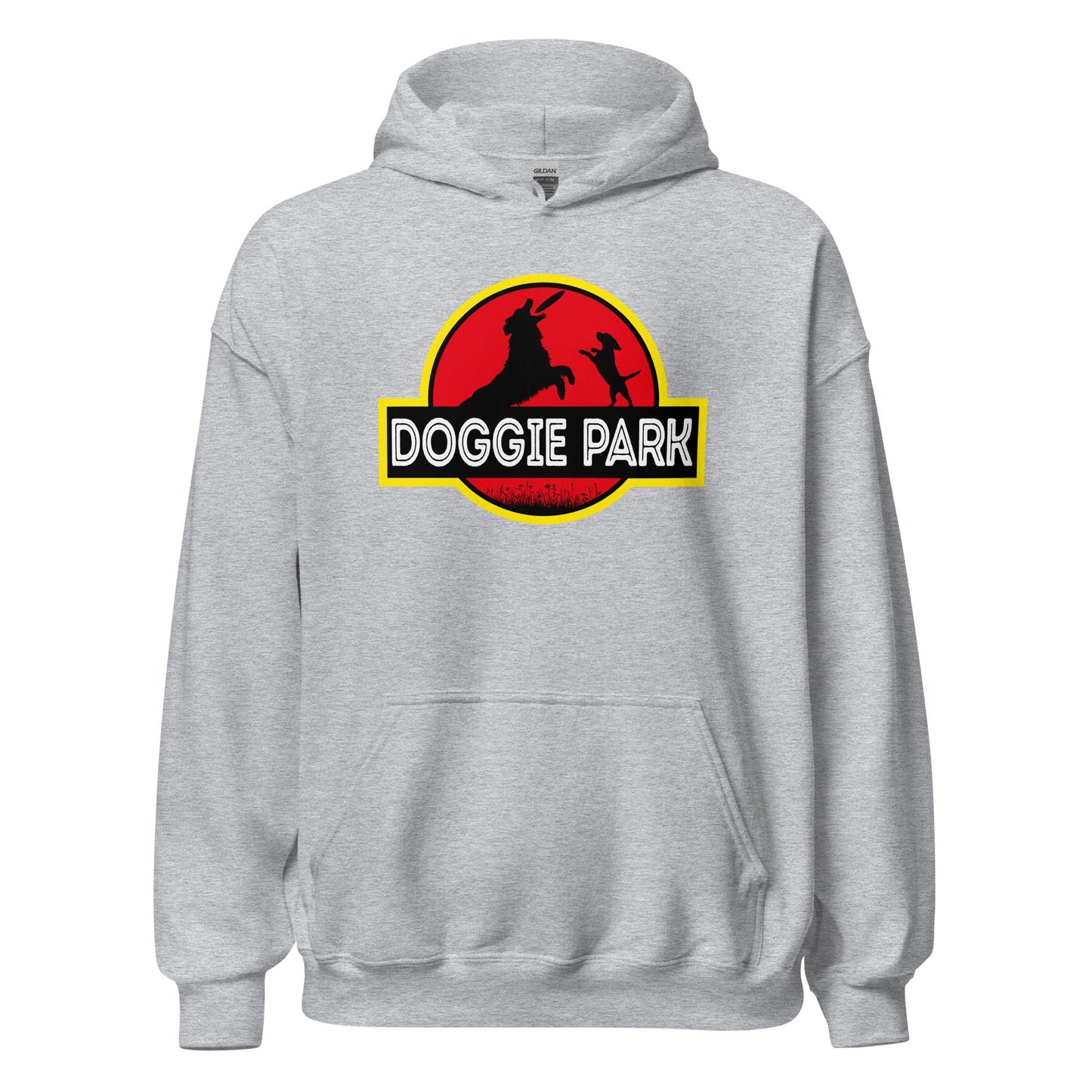 Doggie Park Jurassic Parody Pet Parent Hoodie - Inken Image