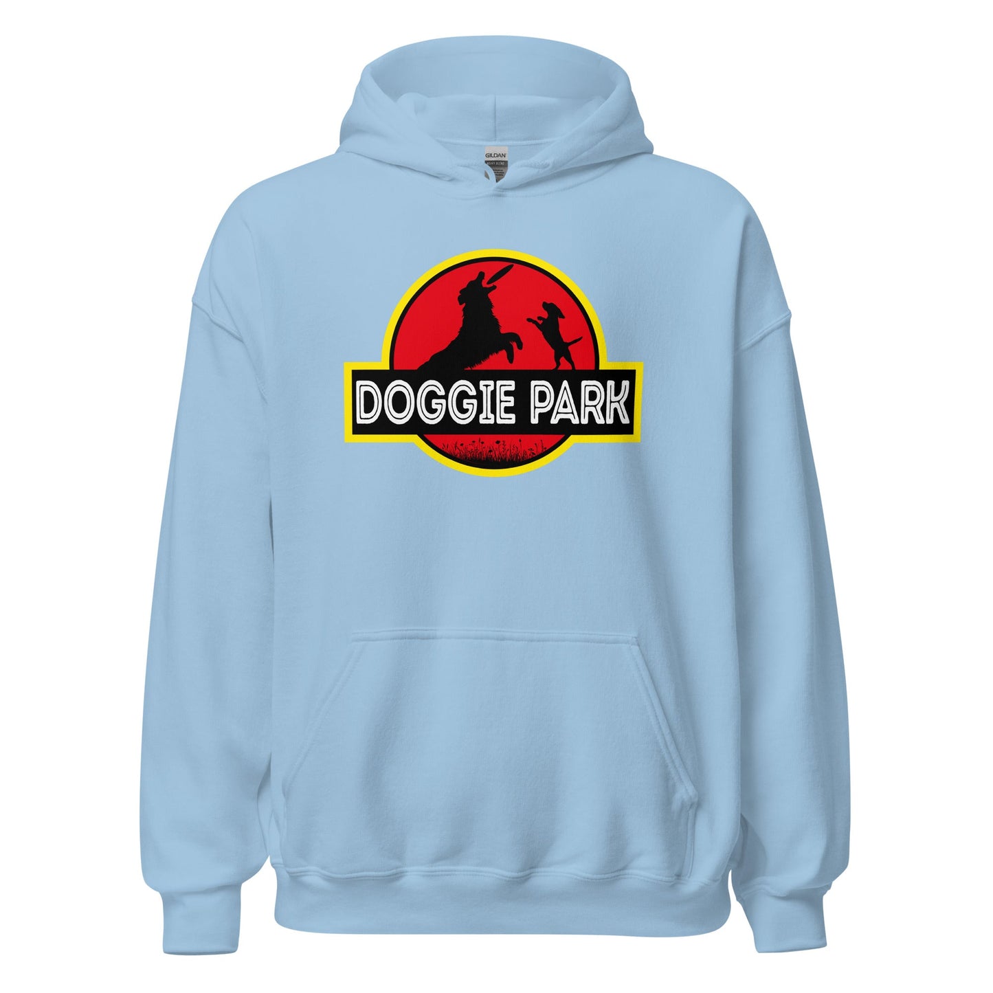 Doggie Park Jurassic Parody Pet Parent Hoodie - Inken Image