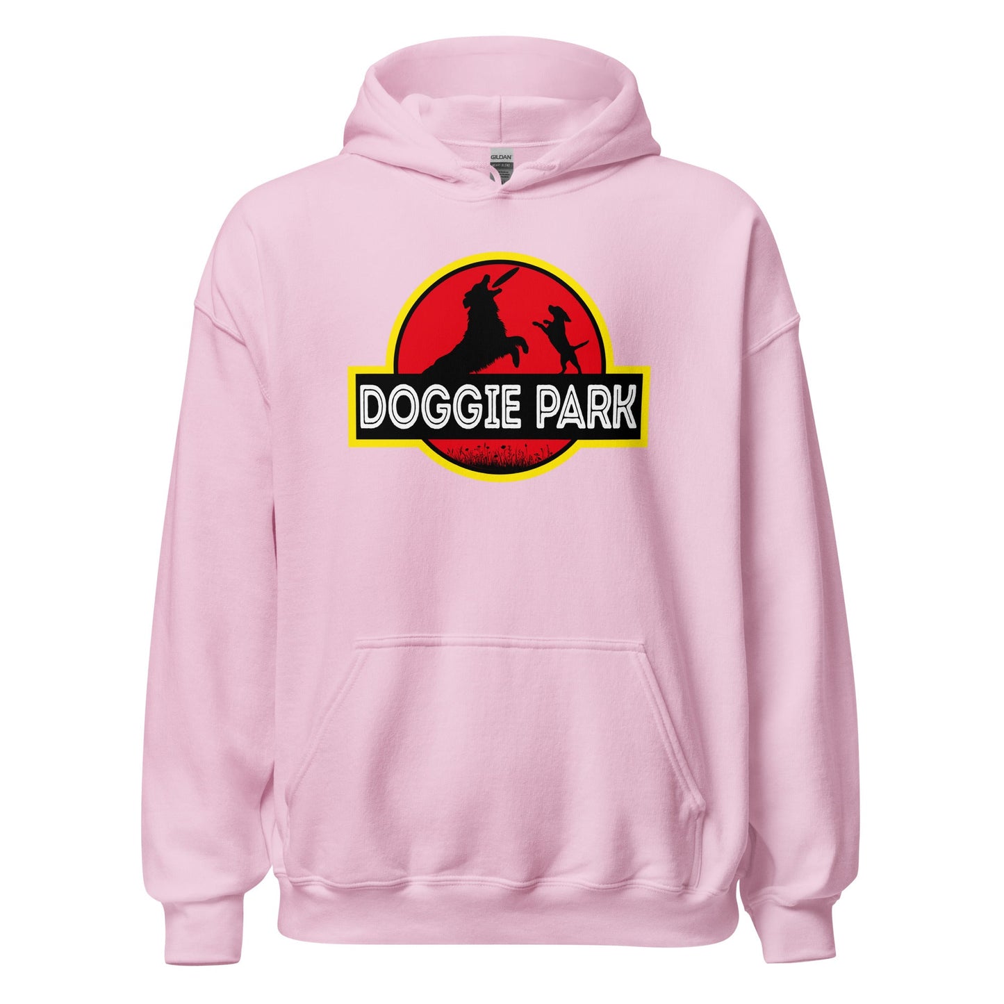 Doggie Park Jurassic Parody Pet Parent Hoodie - Inken Image