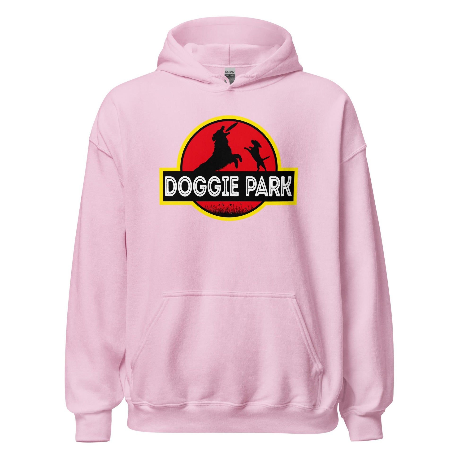 Doggie Park Jurassic Parody Pet Parent Hoodie - Inken Image