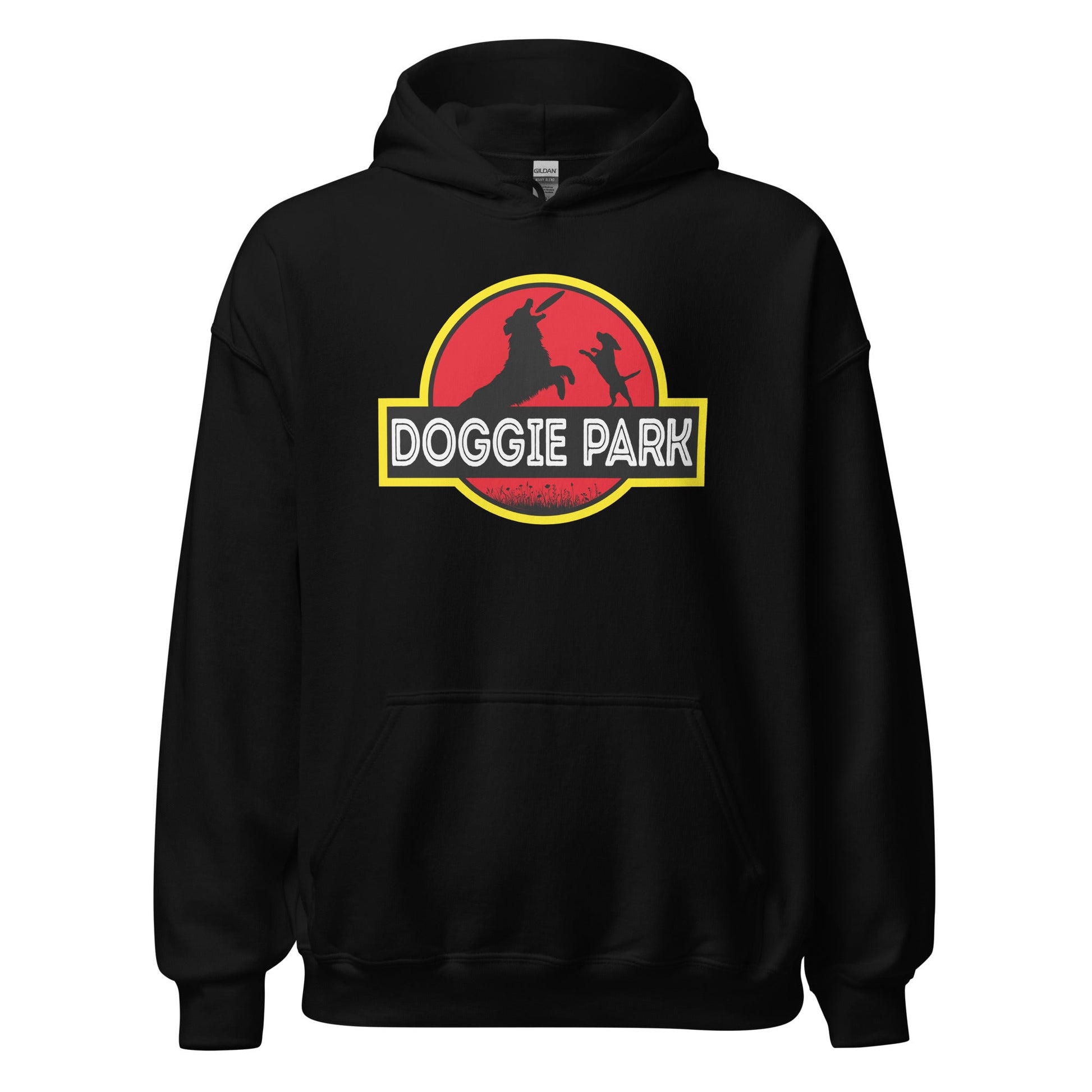 Doggie Park Jurassic Parody Pet Parent Hoodie - Inken Image