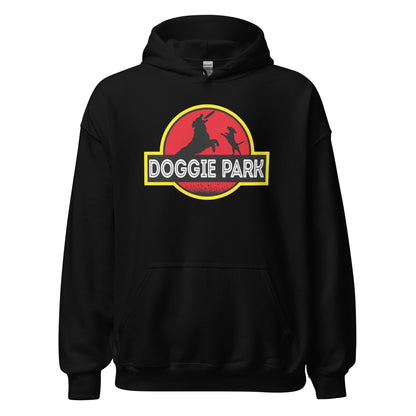 Doggie Park Jurassic Parody Pet Parent Hoodie - Inken Image