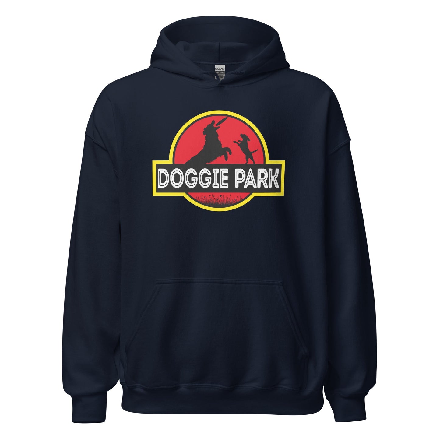 Doggie Park Jurassic Parody Pet Parent Hoodie - Inken Image
