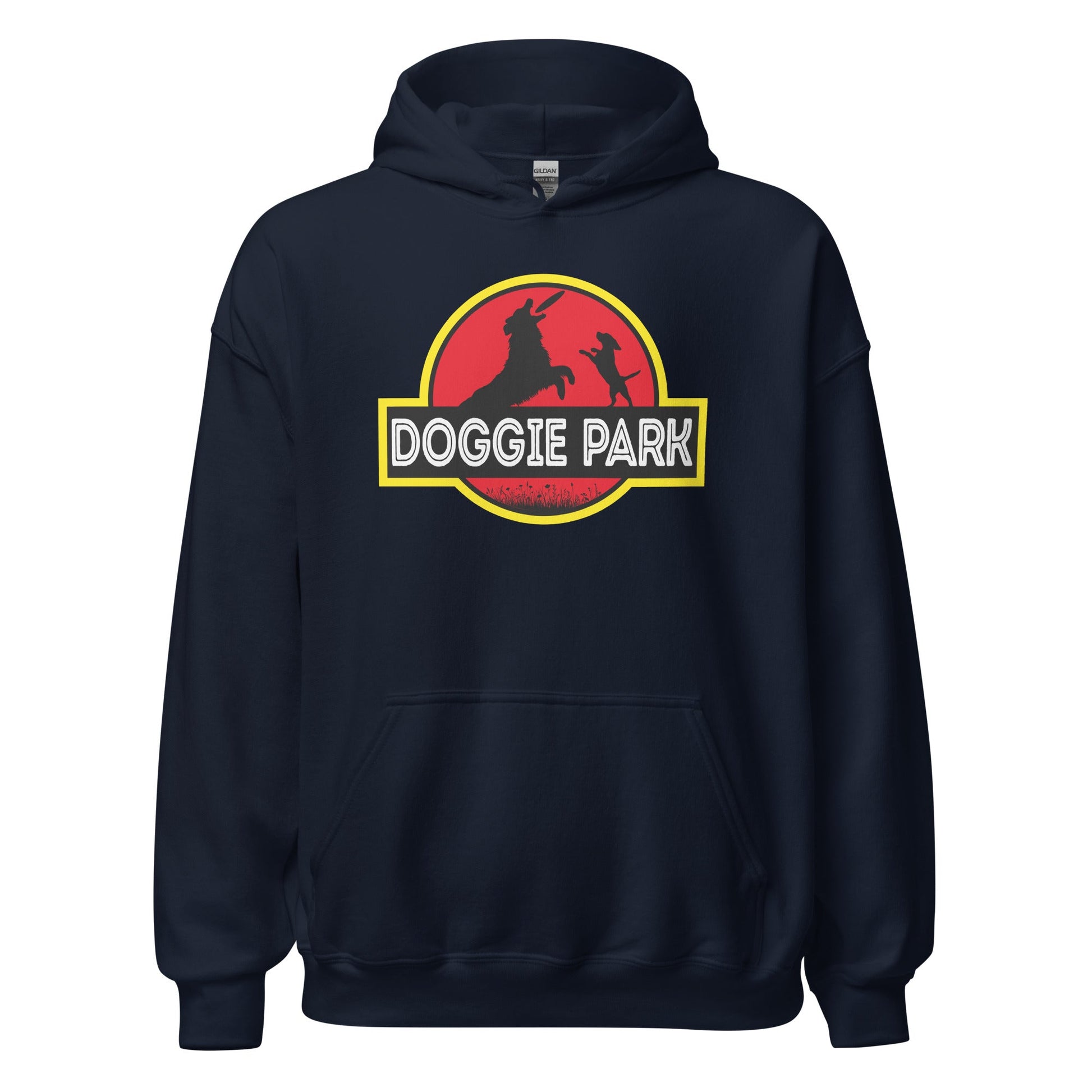 Doggie Park Jurassic Parody Pet Parent Hoodie - Inken Image