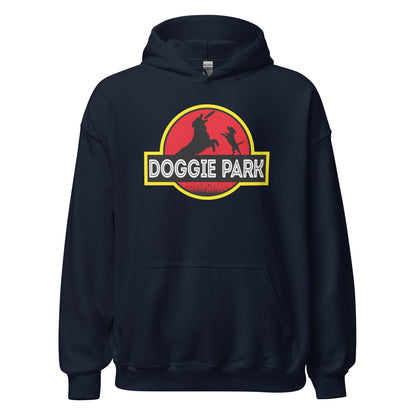 Doggie Park Jurassic Parody Pet Parent Hoodie - Inken Image