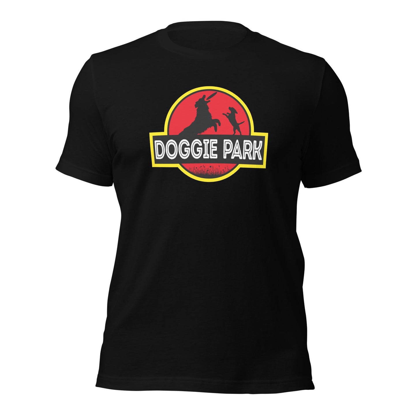 Doggie Park Jurassic Parody Pet Parent T-Shirt - Inken Image