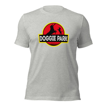 Doggie Park Jurassic Parody Pet Parent T-Shirt - Inken Image