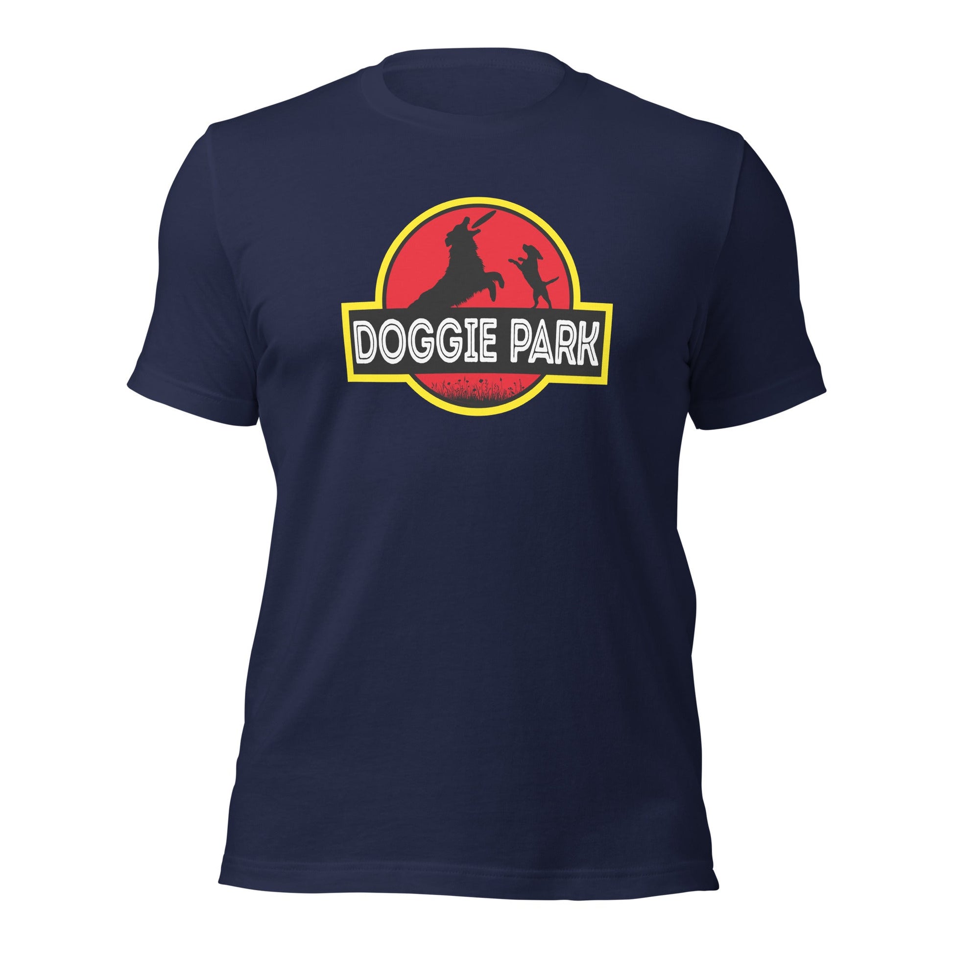 Doggie Park Jurassic Parody Pet Parent T-Shirt - Inken Image